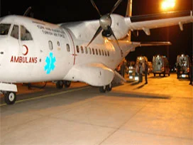 Ambulans uçak 40 yaralı için gidecek