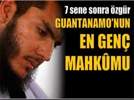 Guantanamo'nun en genç mahkumu serbest