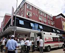 İstanbul Çapa Hastanesi'nde yangın