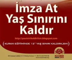 ''Kur'an eğitiminde yaş sınırı kaldırılsın''