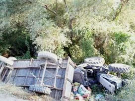 Kütahya'da feci kaza: 1 ölü