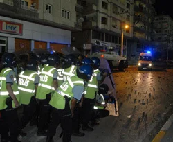 Maç sonrası Diyarbakır savaş alanına döndü