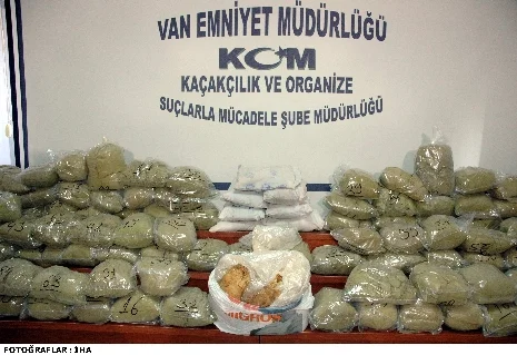 Otobüste, 15 kilo eroin yakalandı