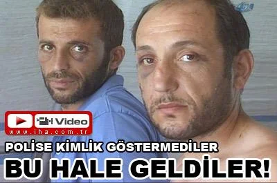 Polise kimlik göstermediler, dayak yediler