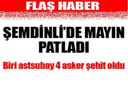 Şemdinli'de mayın patladı