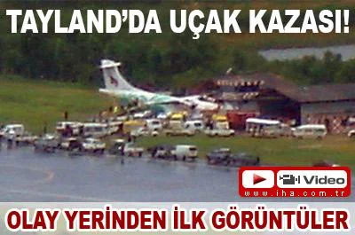 Tayland'da uçak kazası