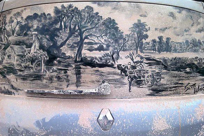 Tozdan sanat eserleri