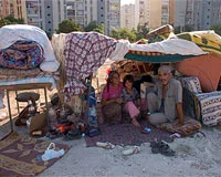 5 çocuklu aile, bayrama böyle girdi