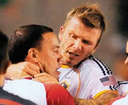 Beckham sahada cinnet geçirdi