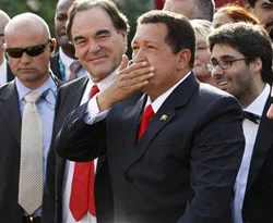 Chavez'den, Şer eksenine gönderme