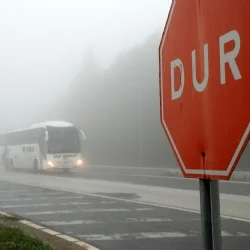 Dönüş yolunda sis uyarısı