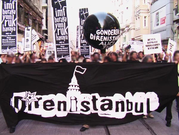 Emep, Ödp ve Tkp'den IMF Protestosu