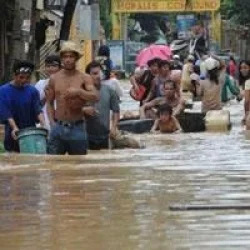 Filipinler'de sel felaketi