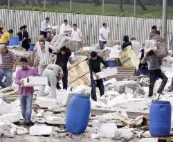 İkitelli'de yağma!