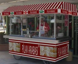 Pilav arabaları İstanbul'da