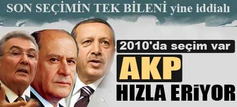 "AK Parti, hızla oy kaybediyor!"