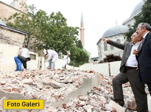 Ayasofya'da yıkım var