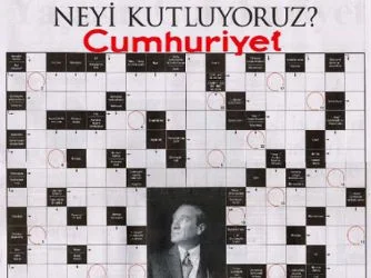 Cumhuriyet'ten bulmacalı 29 Ekim manşeti
