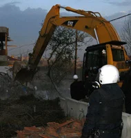 Samandıra'da olaylı yıkım