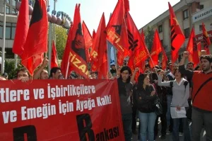 Üniversite öğrencilerinden IMF protestosu