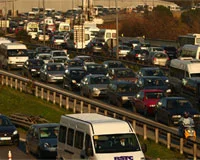 Bayram dönüş trafiği yollarda