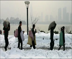 Çin'de yağmur müdahalesi kar getirdi