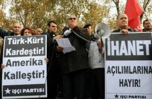 İşçi Partililerden protesto