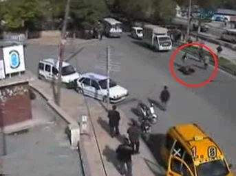 Ölüm anı saniye saniye görüntülendi
