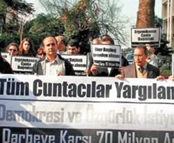Sivil toplum ayakta: Cuntacılar yargılansın