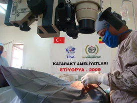 TİKA ile İHH'dan 10 bin katarakt hastasına ameliyat