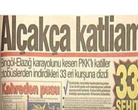 34'üncü er: Bu saldırı 33 er olayının aynısı