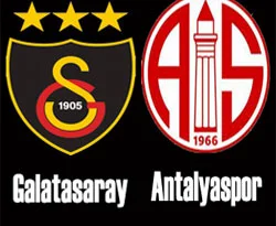 Antalyaspor: 2 - Galatasaray: 1 (İlk Yarı)