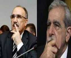 Beşir Atalay'dan Ahmet Türk'e geçmiş olsun