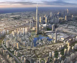 Dünyanın en yüksek binası Dubai'de açılıyor
