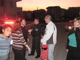 İngilizlerin yaşadığı sitede yangın paniği