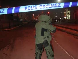 MİT binası önünde şüpheli paket