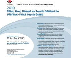 TÜBİTAK ödülleri yarın veriliyor