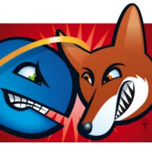 Ve Firefox Internet Explorer'ı yedi