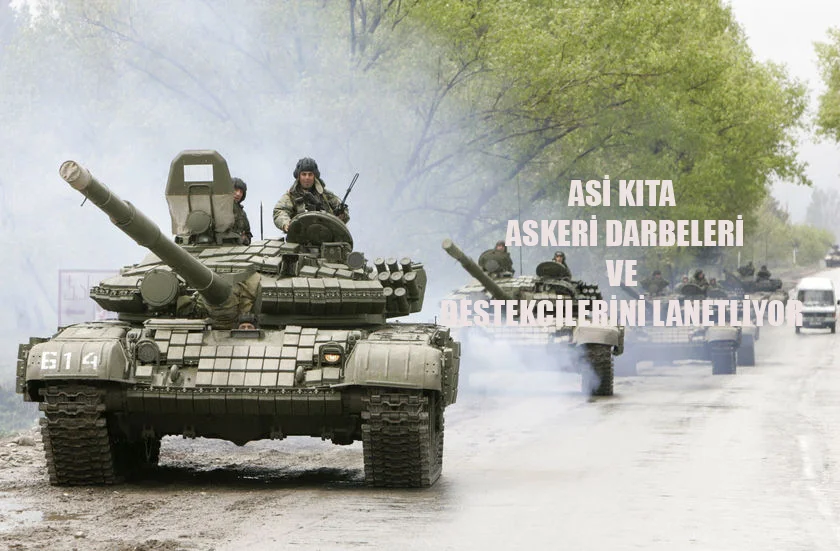 Asi kıtadan askeri darbelere lanet