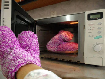 Ayağı üşüyenler için fırında çorap