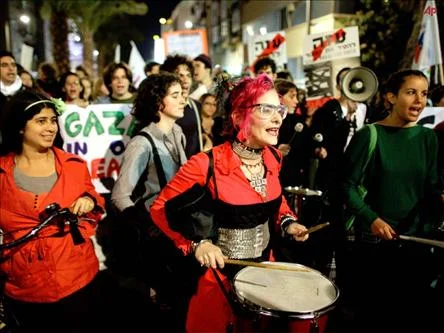 İsrail'e İsraillilerden protesto