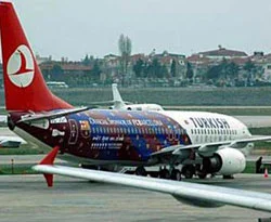 İşte THY'nin Barca uçağı!
