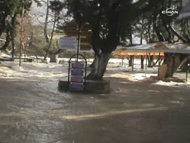 Manavgat Şelalesi taştı