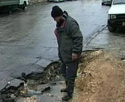 Mescidi Aksa yakınlarında çöküntü