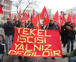 Tekel işçisine 'eyleme son verin' çağrısı