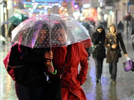 Yağışlı hava gidiyor