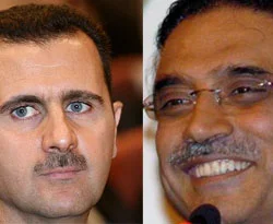 Zerdari ve Esad biraraya geldi