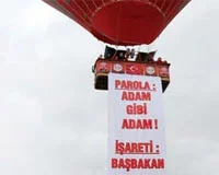 'Adi parola'ya cevap böyle geldi