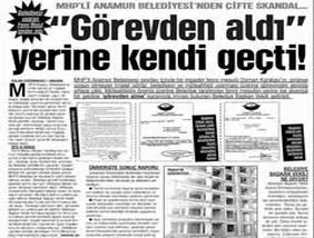 Anamur Belediyesi`nden çifte skandal!