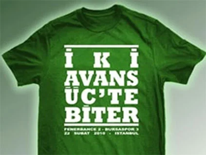 Bursaspor'dan özel Fenerbahçe t-shirt'ü